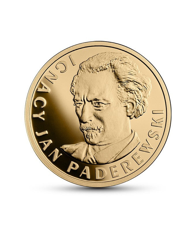 100 zł Ignacy Jan Paderewski - złota moneta kolekcjonerska NBP