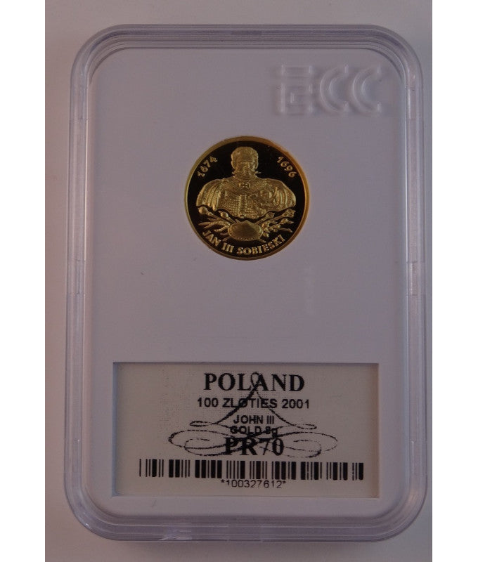 100 zł Jan III Sobieski 2001 GCN PR70
