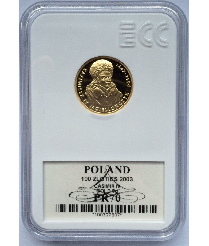100 zł Kazimierz IV Jagiellończyk 2003 GCN PR70