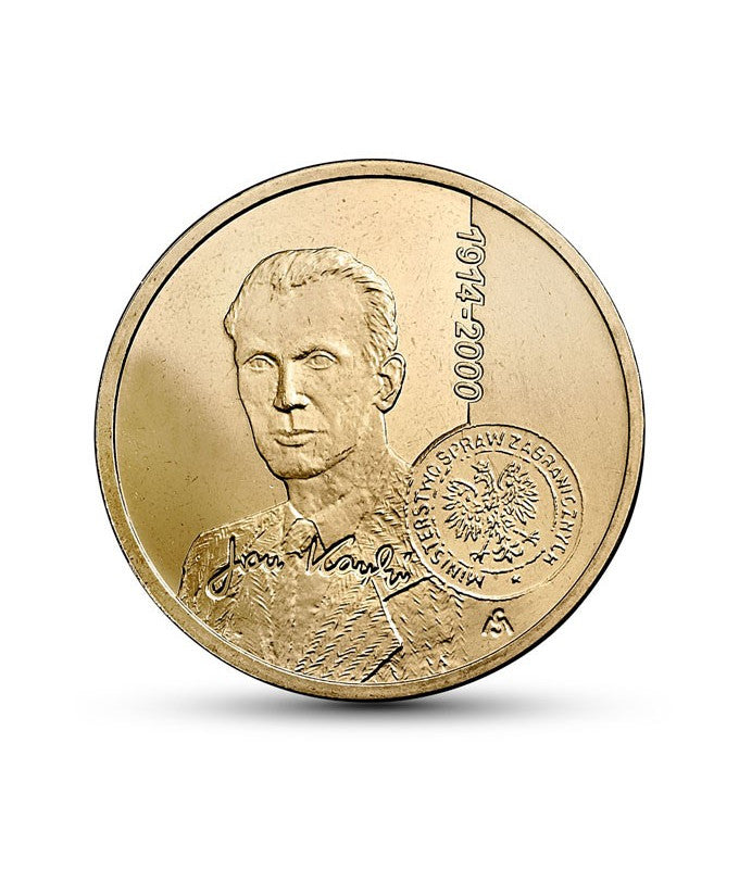 2 zł 100. rocznica urodzin Jana Karskiego 2014