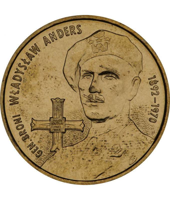 2 zł Generał broni Władysław Anders 2002