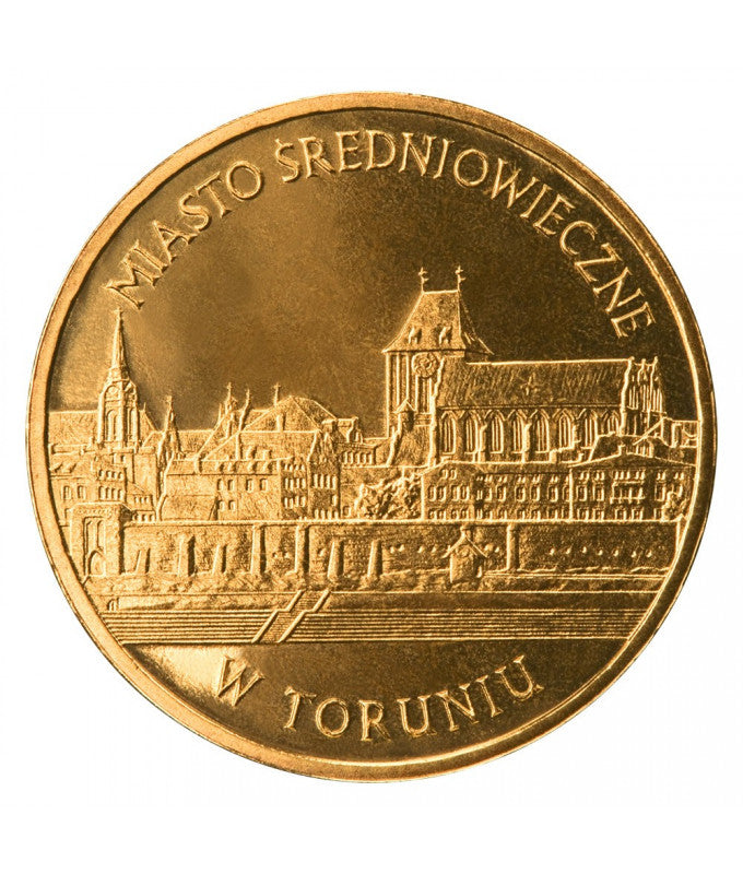 2 zł Miasto średniowieczne w Toruniu 2007