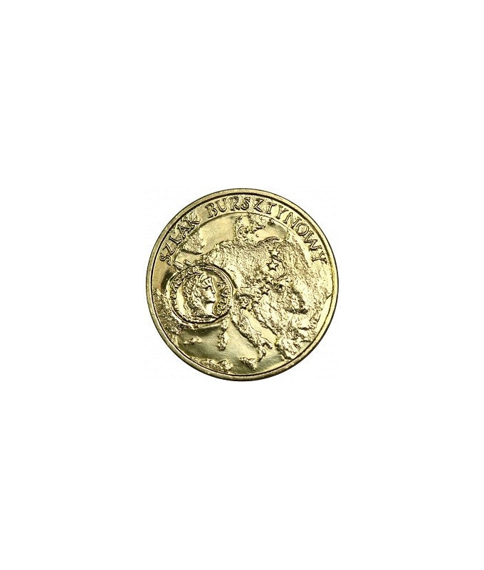 2 zł szlak bursztynowy 2001