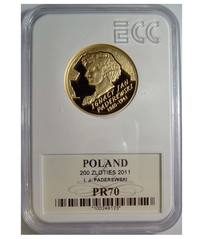 200 zł Ignacy Paderewski 2011 GCN PR70