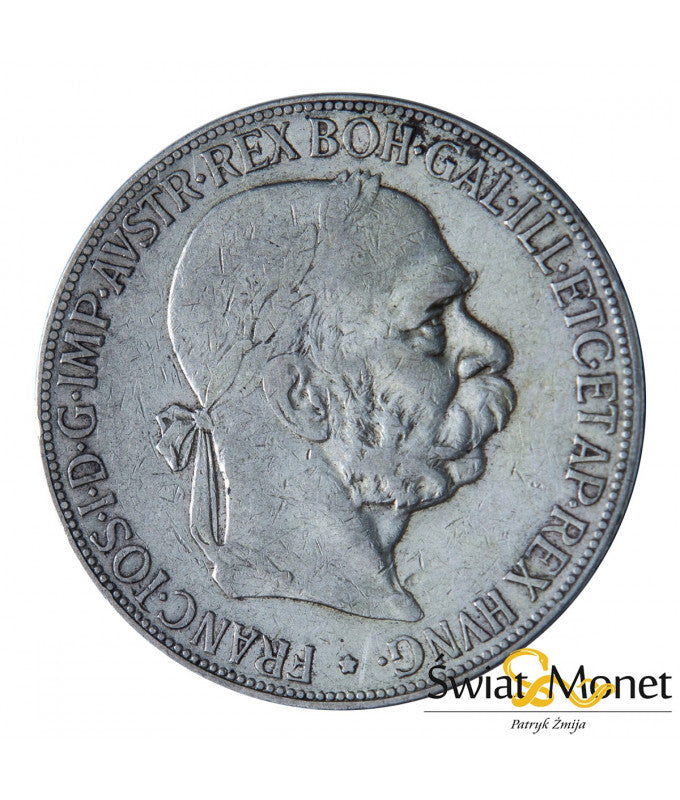 5 koron 1907 Franiciszek Józef Austria
