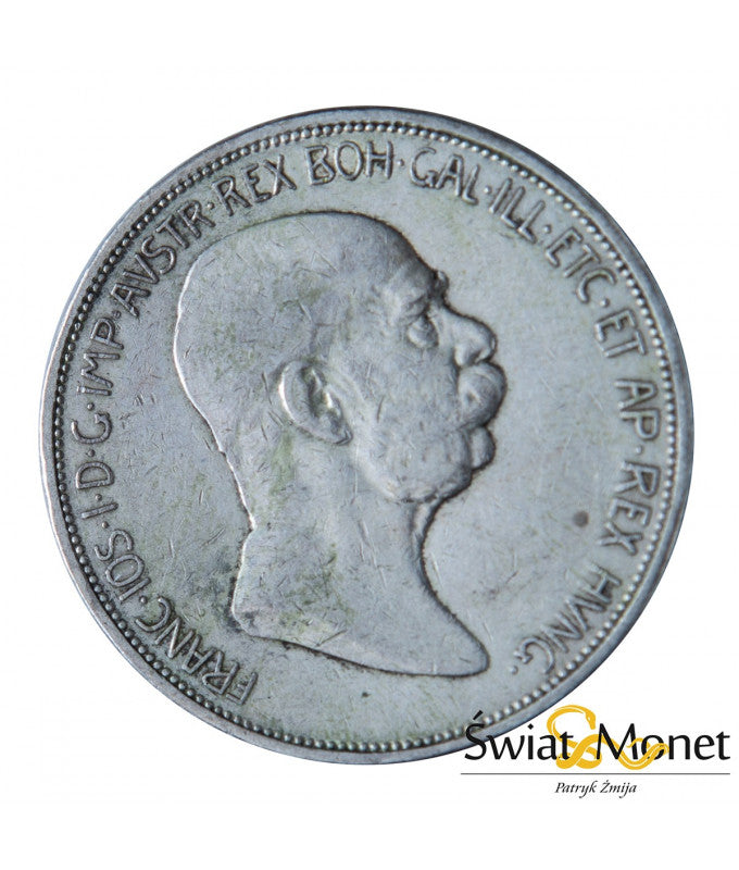5 koron 1909 Franiciszek Józef Austria