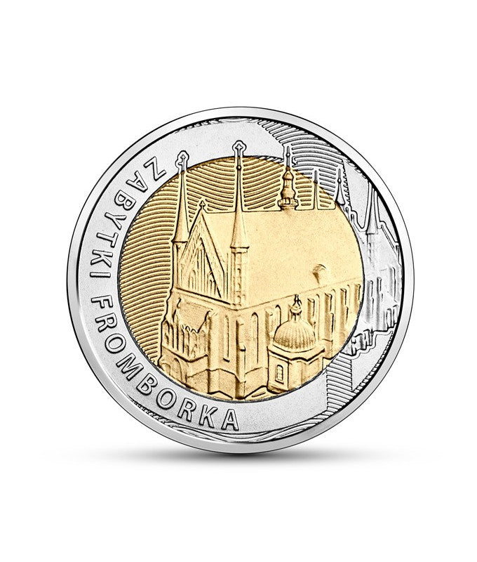 5 zł Zabytki Fromborka 2019 Moneta Okolicznościowa