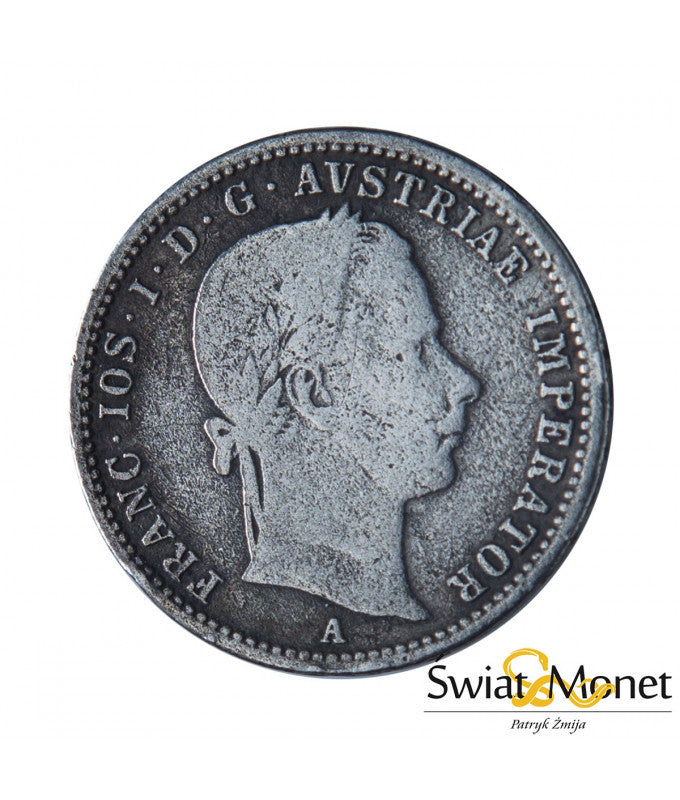 Austria 1/4 Florena 1858 Franciszek Józef