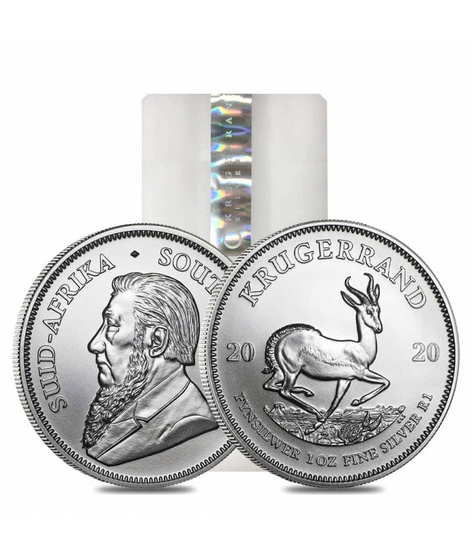 Krugerrand 1 uncja srebra 2020 - tuba 25 sztuk