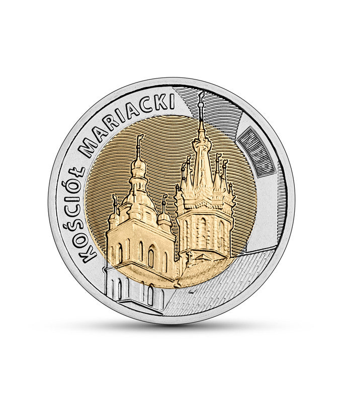 Moneta okolicznościowa 5 zł Kościół Mariacki- 2020