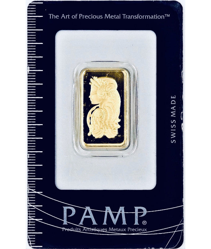 Sztabka złota 10 g PAMP Fortuna