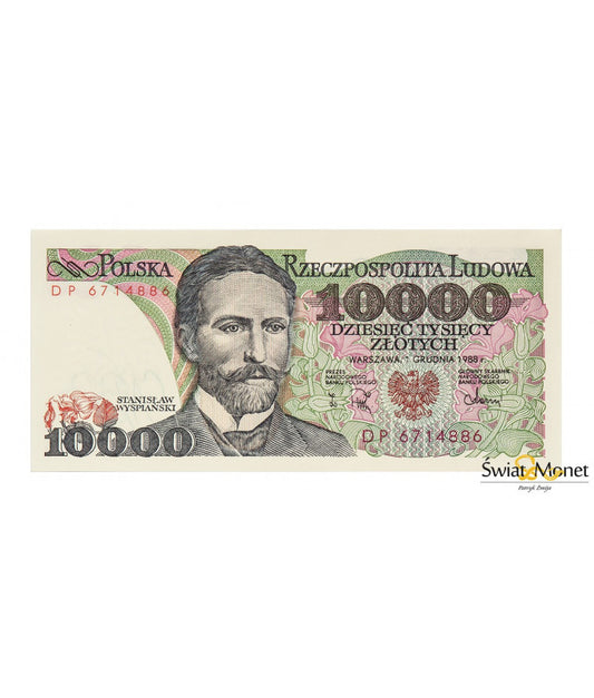 10 000 zł Stanisław Wyspiański 1988 seria DP UNC