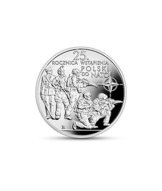 10 zł 25. rocznica wstąpienia Polski do NATO - 2024