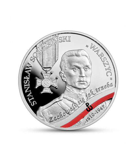 10 zł Stanisław Sojczyński „Warszyc” - Srebrna moneta 10 zł NBP 2023