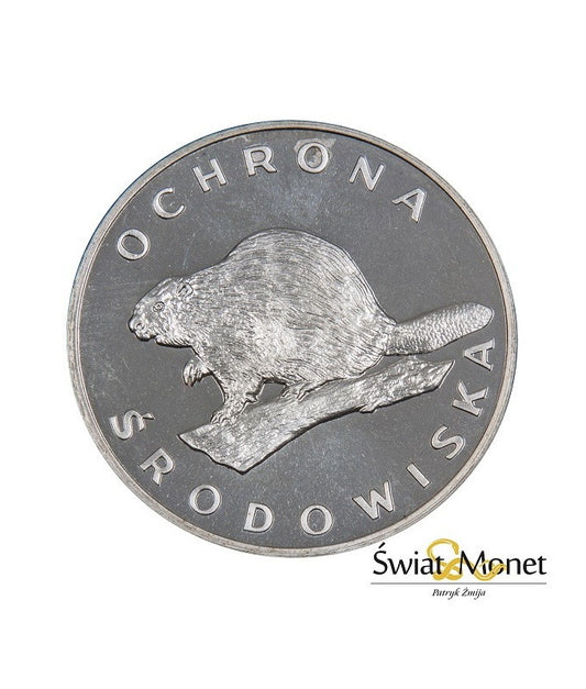 100 zł Bóbr - ochrona środowiska 1978