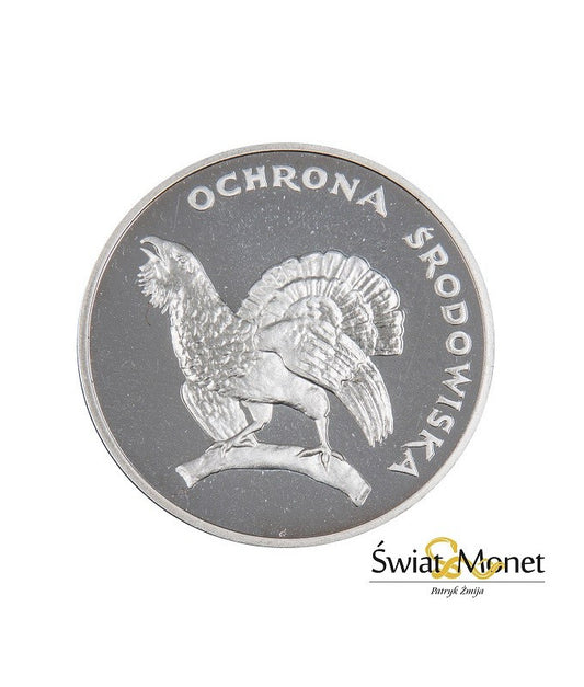 100 zł Głuszec - ochrona środowiska 1980