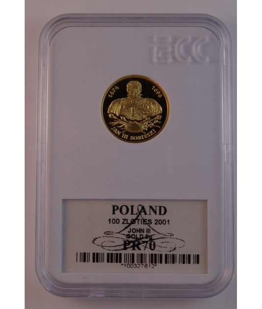 100 zł Jan III Sobieski 2001 GCN PR70
