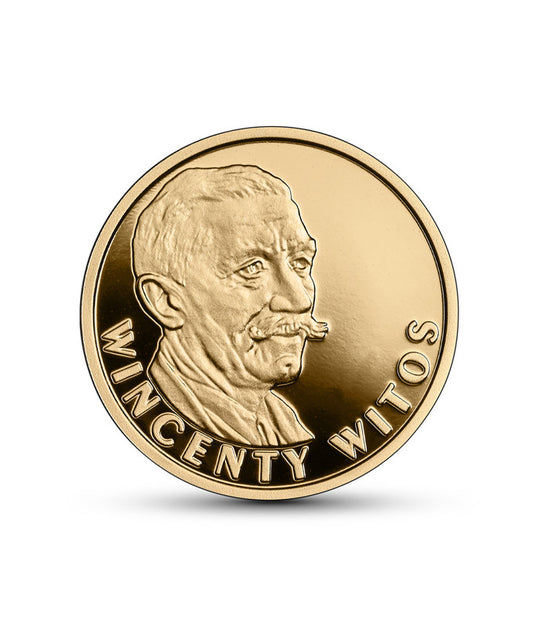 100 zł Wincenty Witos - złota moneta kolekcjonerska