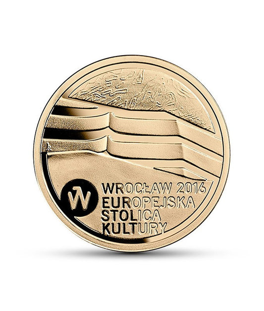 100 zł Wrocław 2016 - Europejska Stolica Kultury - Złota moneta NBP
