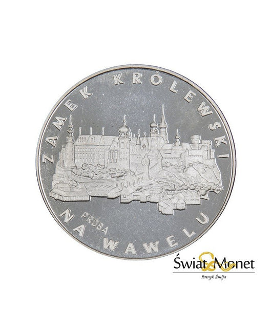 100 zł Zamek Królewski na Wawelu 1977 próba Ag