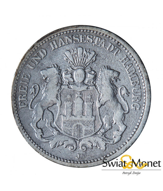 2 marki 1878 Niemcy Hamburg