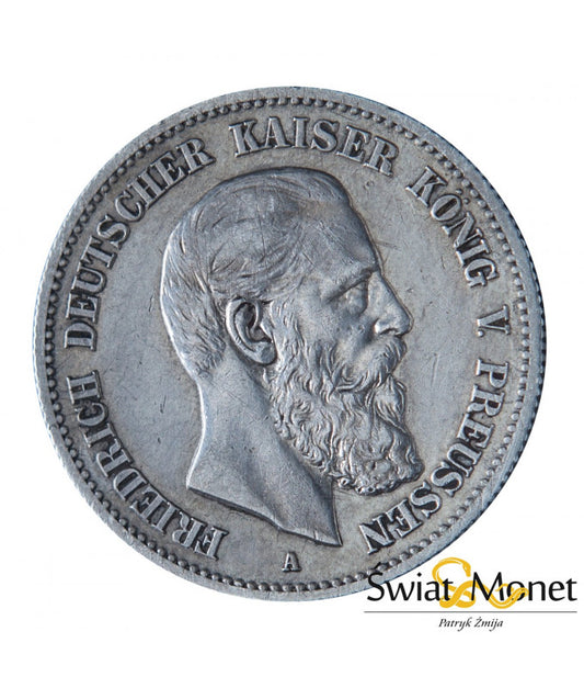 2 marki 1888 Niemcy Prusy