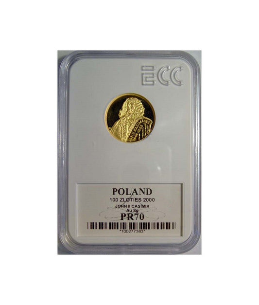 100 zł Jan Kazimierz 2000 GCN PR70