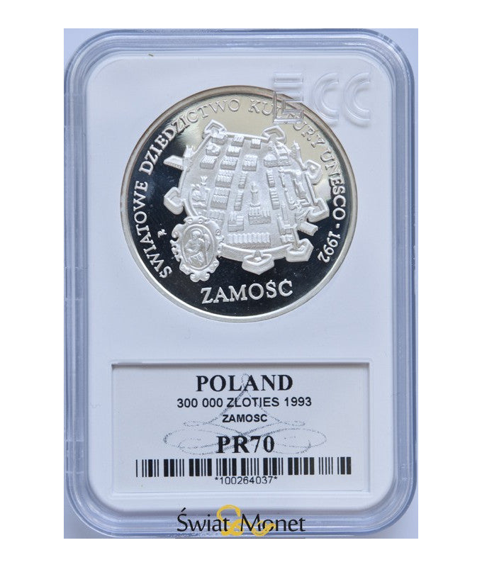 300 000 zł Zamość 1993 GCN PR70