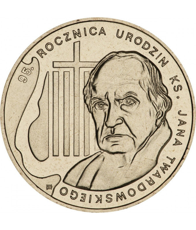 2 zł 95. rocznica urodzin ks. Jana Twardowskiego 2010