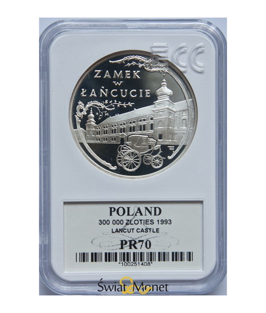 300 000 zł Zamek w Łańcucie 1993 GCN PR70