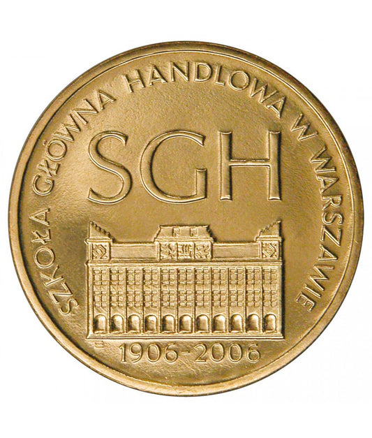 2 zł 100-lecie SGH w Warszawie 2006