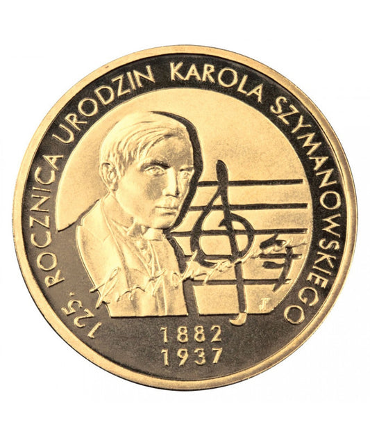 2 zł 125. rocznica urodzin Karola Szymanowskiego 2007