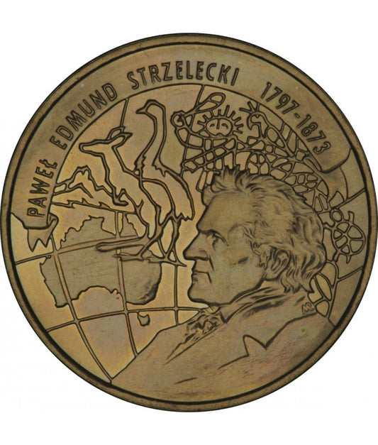 Moneta 2 zł Edmund Strzelecki