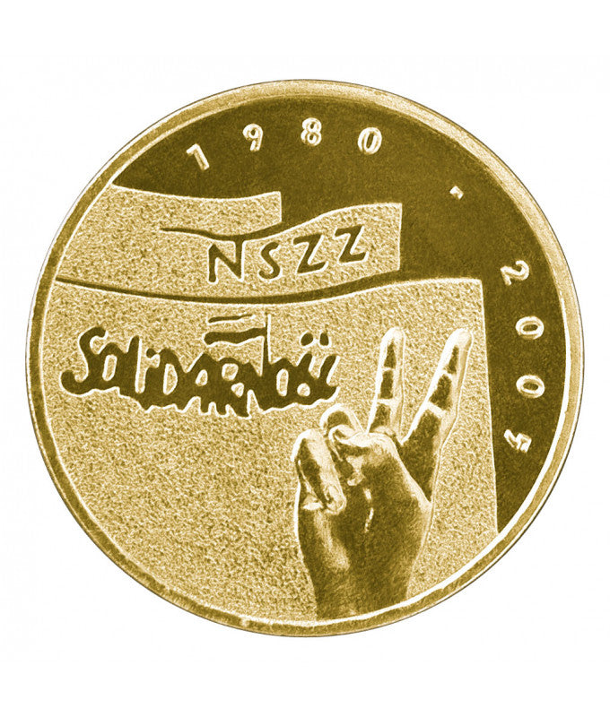 Moneta 2 zł Solidarność 2005 z okazji 25-lecia NSZZ