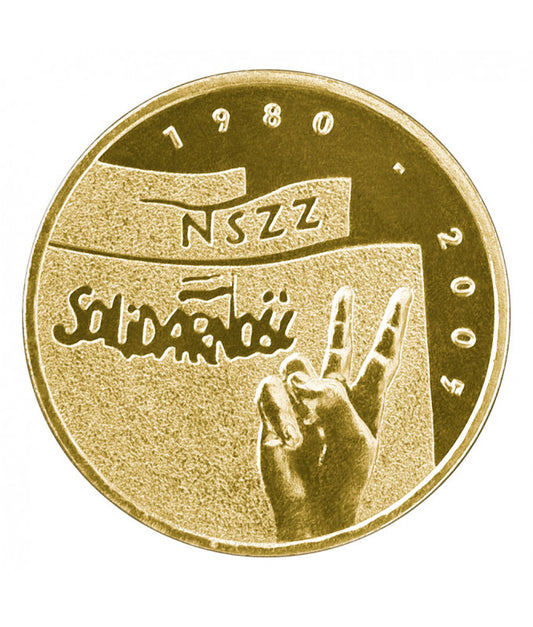 Moneta 2 zł Solidarność 2005 z okazji 25-lecia NSZZ