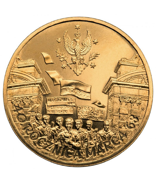 2 zł 40. rocznica Marca ’68 2008