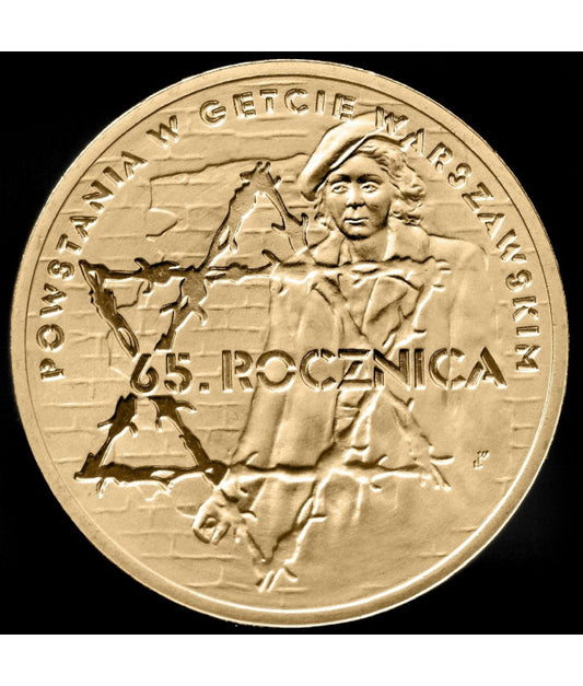 2 zł 65. rocznica powstania w getcie warszawskim 2008