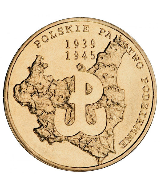 2 zł 70. rocznica utworzenia Polskiego Państwa Podziemnego 2009