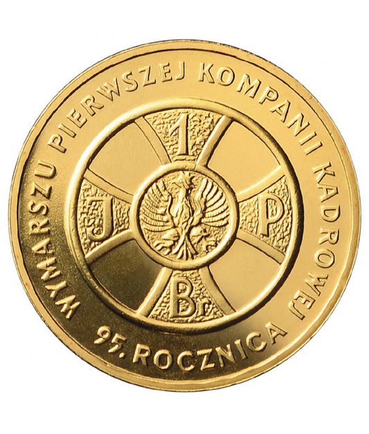 2 zł 95. rocznica wymarszu Pierwszej Kompanii Kadrowej 2009