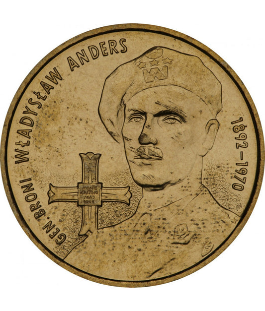 2 zł Generał broni Władysław Anders 2002