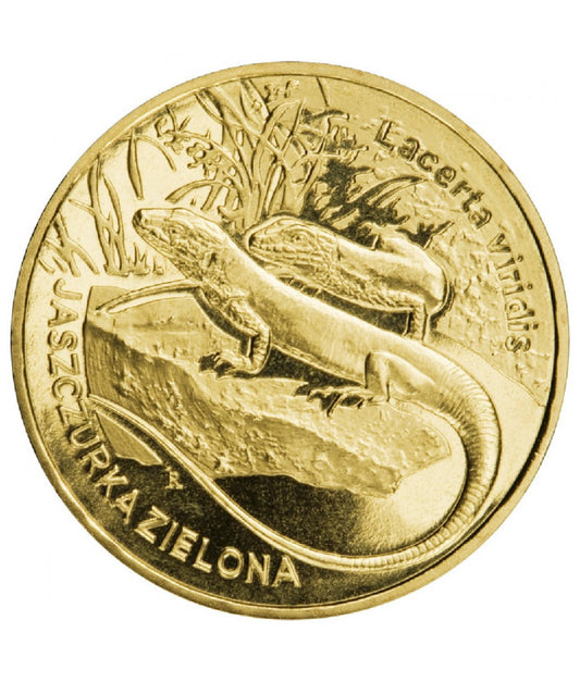 2 zł Jaszczurka zielona 2009