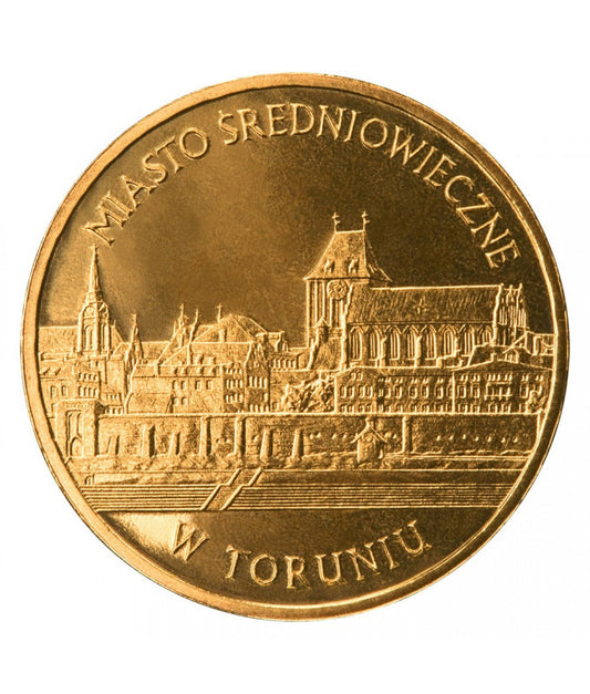 2 zł Miasto średniowieczne w Toruniu 2007