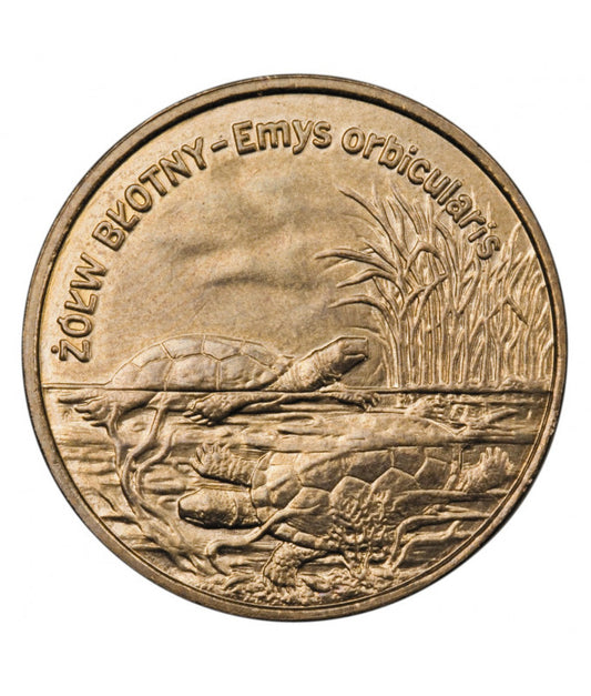 2 zł Żółw błotny 2002