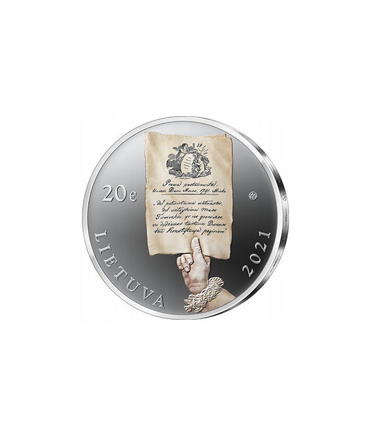 20 euro 230. rocznica Konstytucji 3 Maja - Litwa