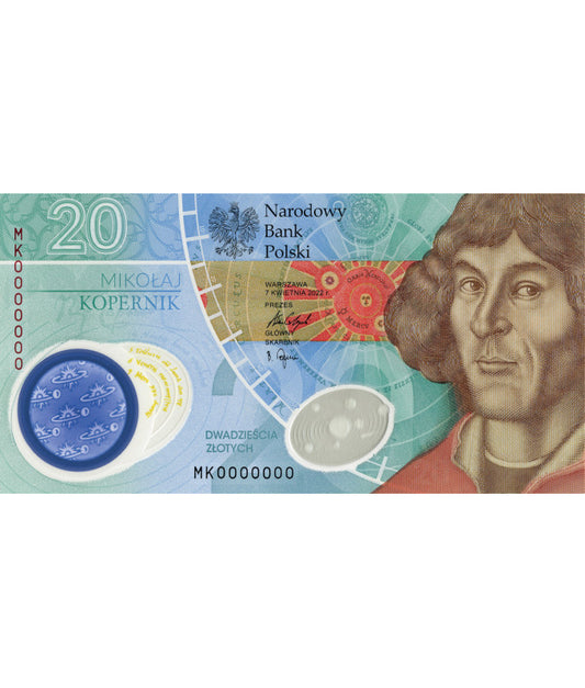 20 zł Mikołaj Kopernik - 2023 - Banknot kolekcjonerski