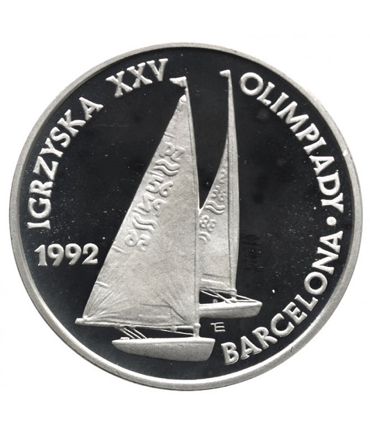 200 000 zł Igrzyska Olimpijskie Barcelona - żaglówka - 1991