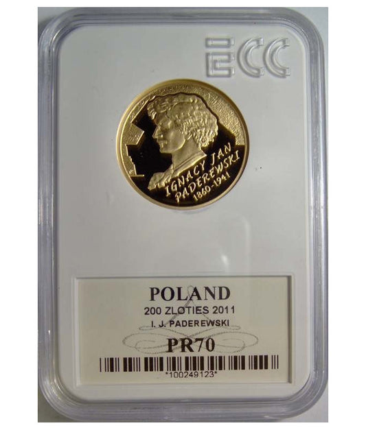 200 zł Ignacy Paderewski 2011 GCN PR70