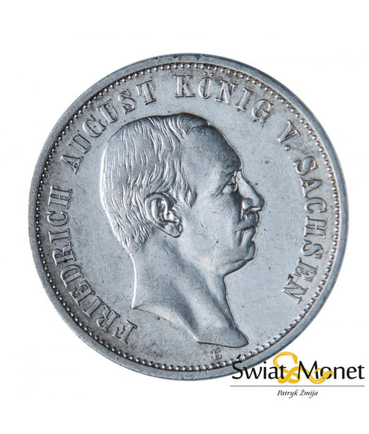 3 marki 1912 E Fryderyk  Saksonia Niemcy