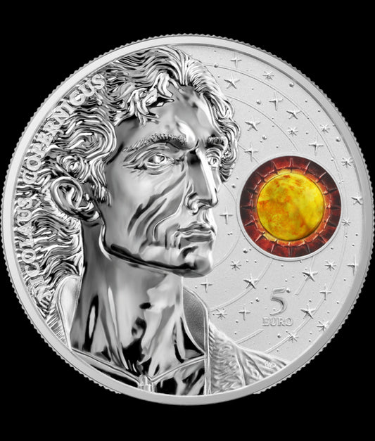 5 euro - Mikołaj Kopernik - Malta - 2023 - 1 oz Ag999