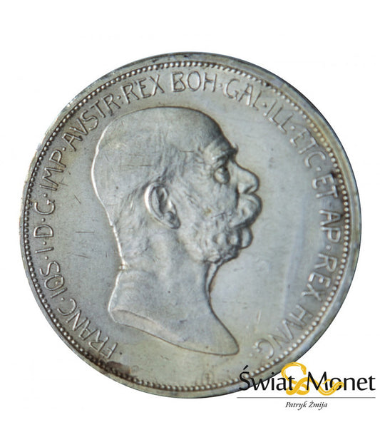 5 koron 1908 Franiciszek Józef Austro-Węgry